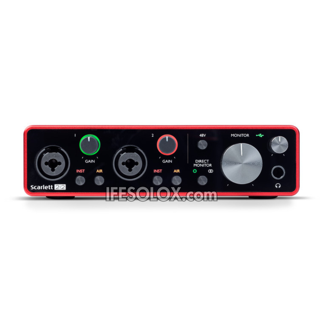 Focusrite Scarlett 2i2 3rd Gen USB Audio Interface for Instrumentalists, Vocalists, Producers - Brand New