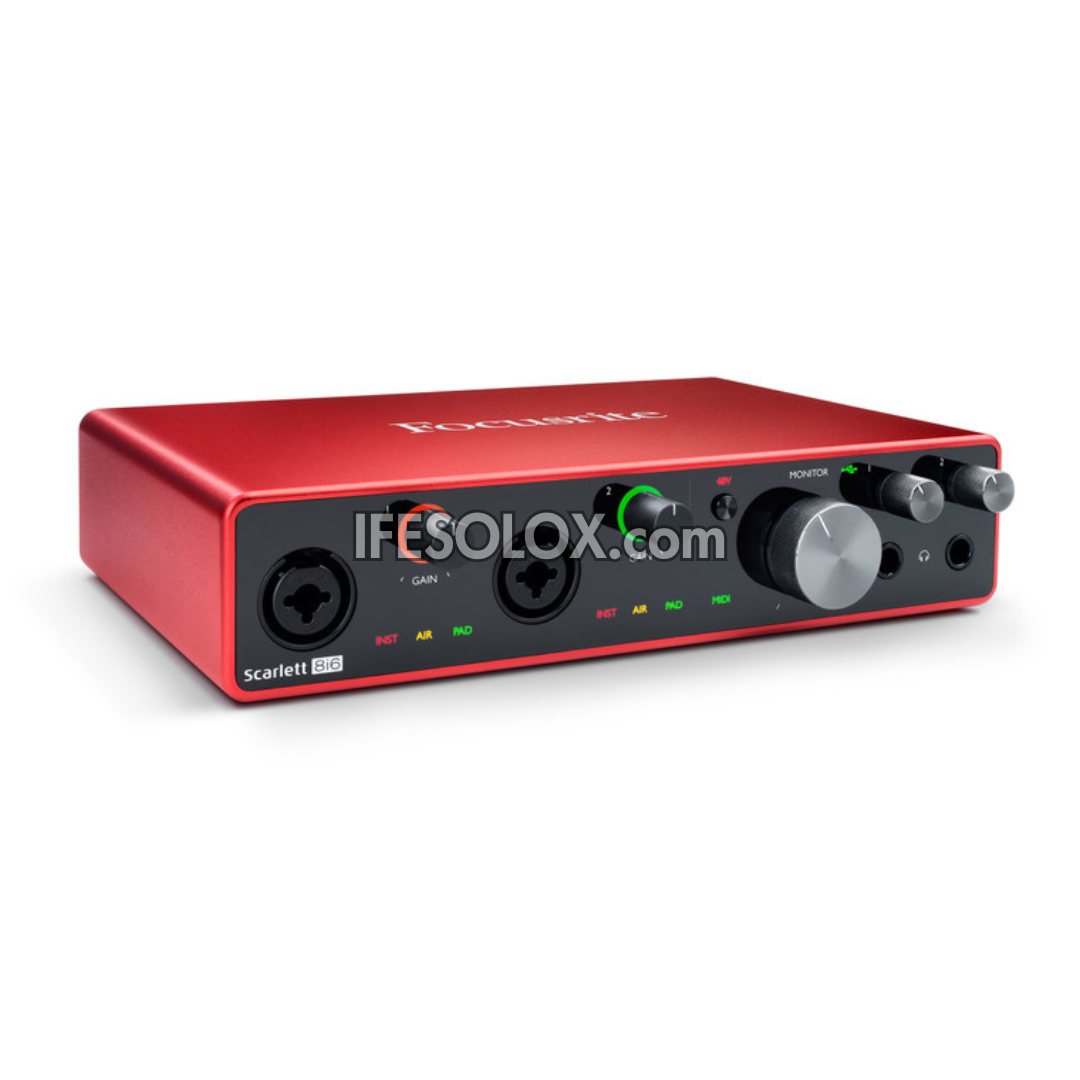 Focusrite Scarlett 8i6 3rd Gen USB Audio Interface for Instrumentalists, Vocalists, Producers - Brand New
