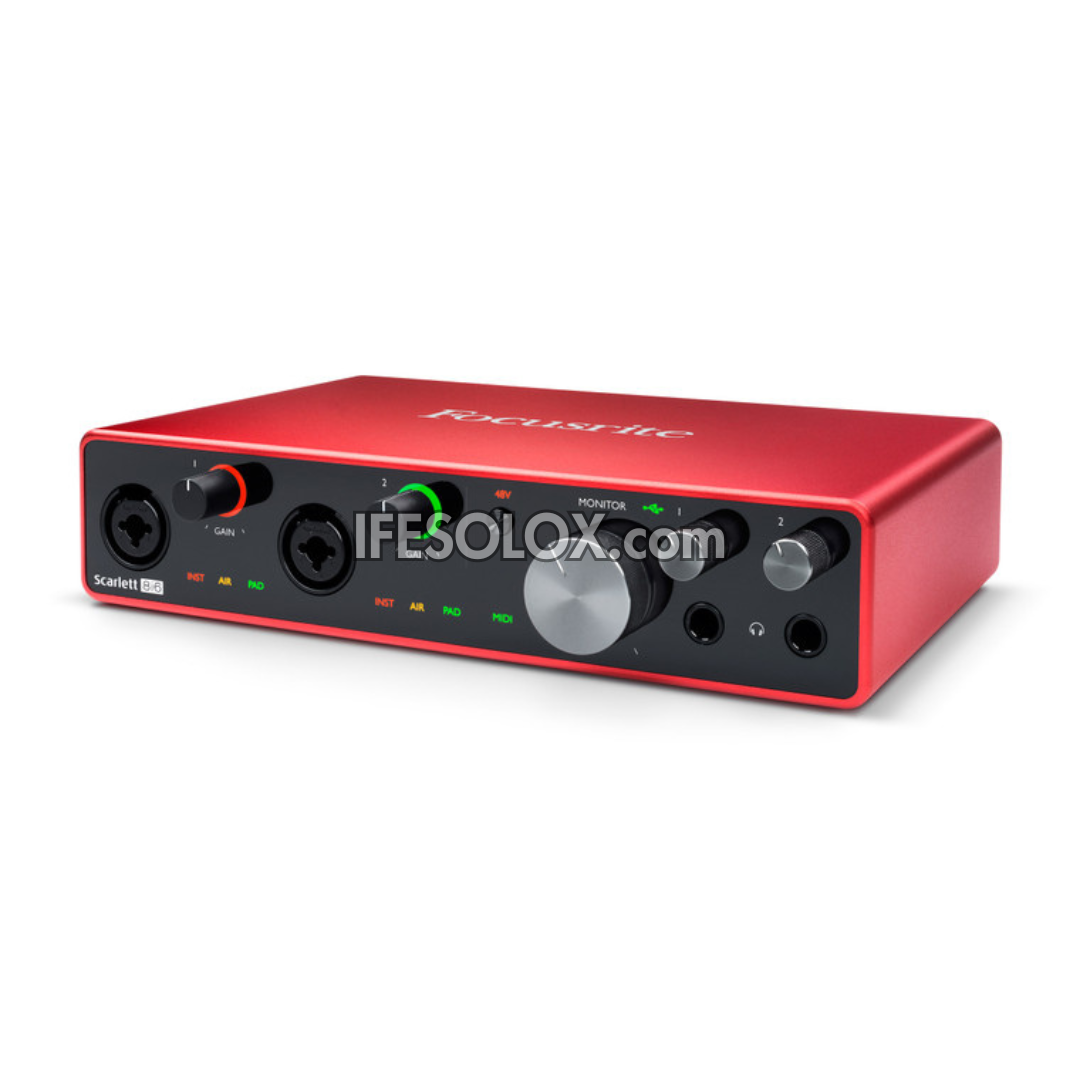 Focusrite Scarlett 8i6 3rd Gen USB Audio Interface for Instrumentalists, Vocalists, Producers - Brand New