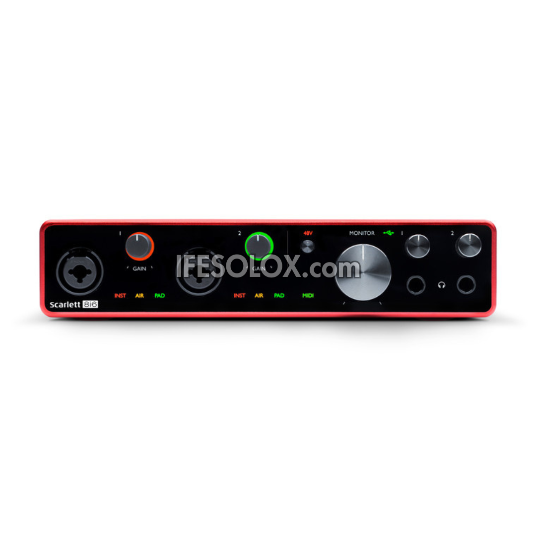 Focusrite Scarlett 8i6 3rd Gen USB Audio Interface for Instrumentalists, Vocalists, Producers - Brand New