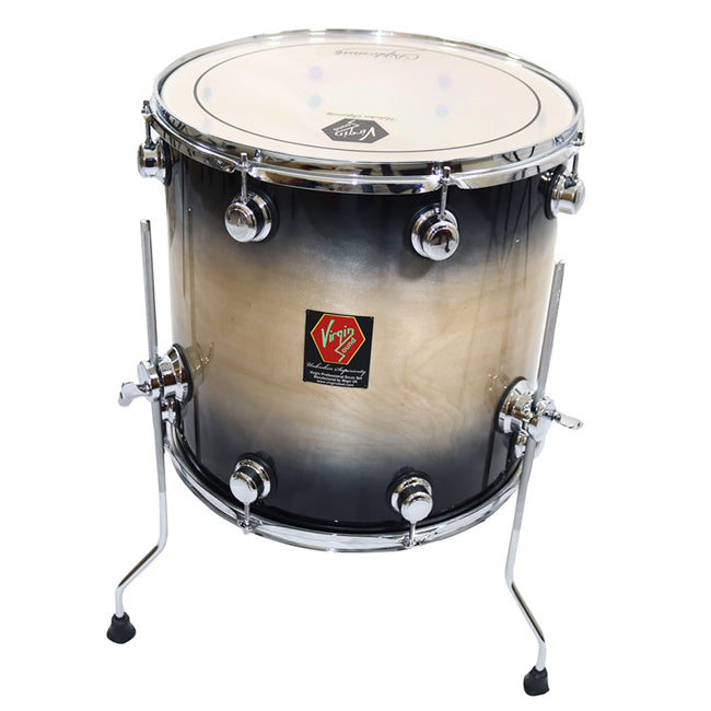 Virgin Sound Diplomat 16 inch Birch floor tom drum with stand
