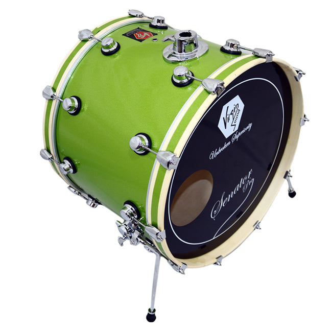 Virgin Sound Senator Bass Drum with Stand - Side View