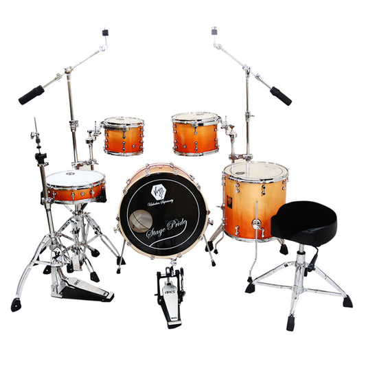 Virgin Sound Stage Pride 5-piece Professional Birch Drum Set - Brand New