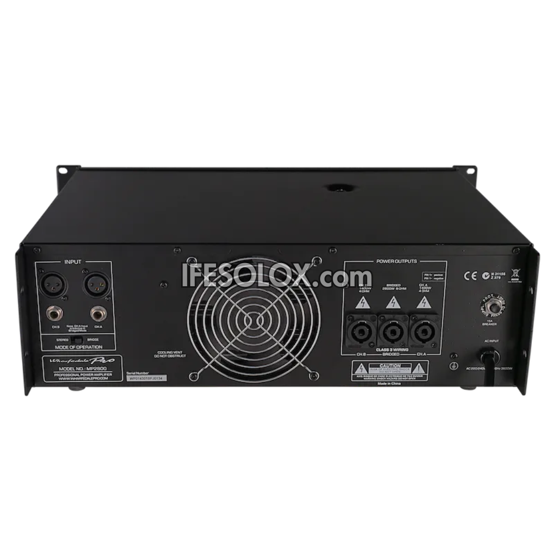 Wharfedale Pro MP-2800 2600Watts Class H Power Amplifier with Massive Toroidal Transformers - Brand New
