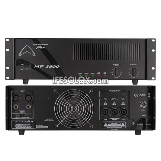 Wharfedale Pro MP-2800 2600Watts Class H Power Amplifier with Massive Toroidal Transformers - Brand New