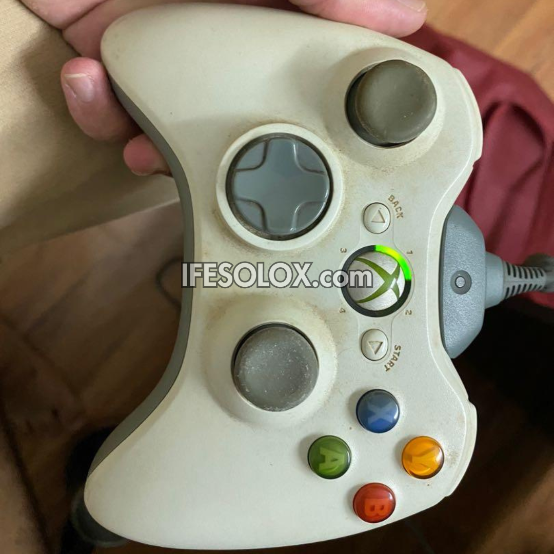 Microsoft XBOX 360 Pro 60GB Game Console Complete Set with 2 Wired Controller and 5 Titles - Foreign Used