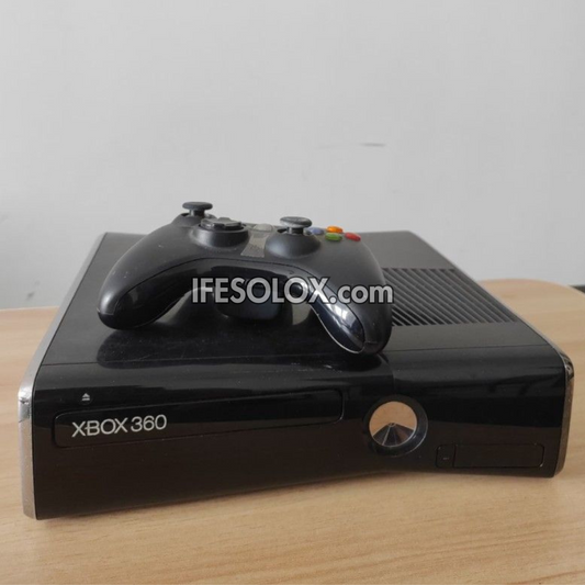 Microsoft XBOX 360 Slim 250GB Game Console Complete Set with 1 Wireless Controller and 30 Titles - Foreign Used