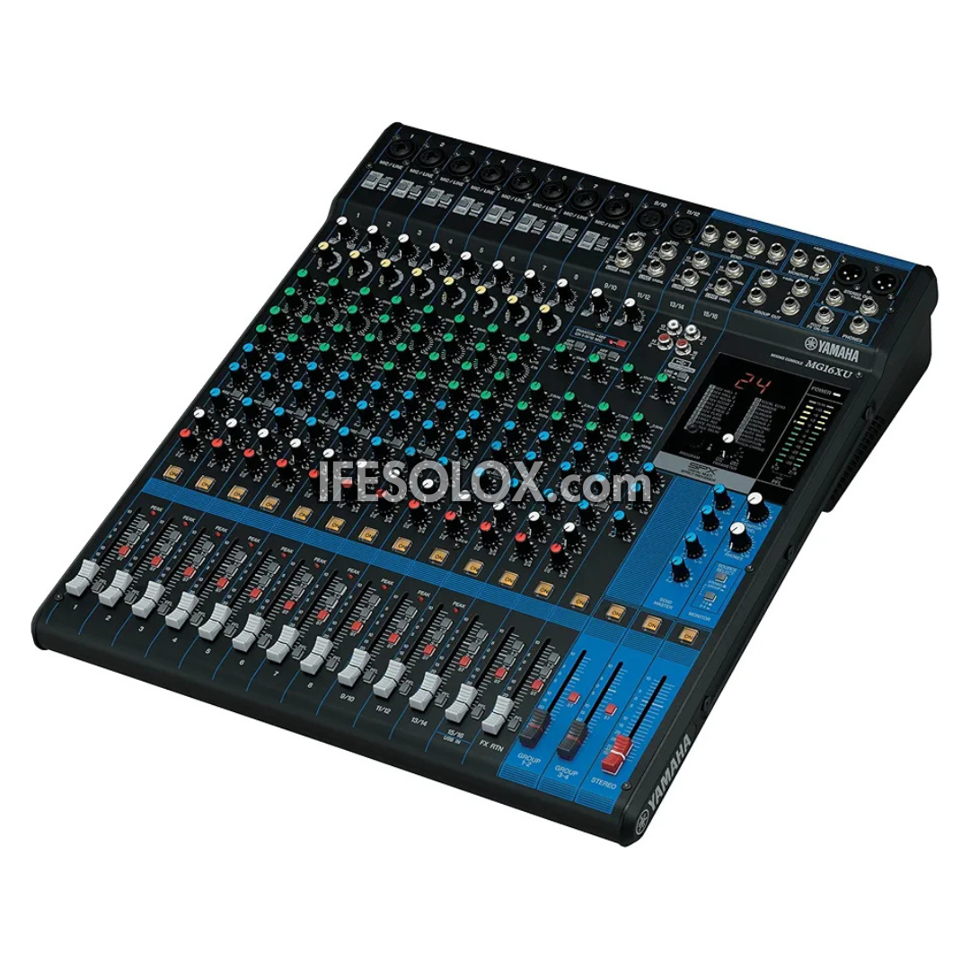 Yamaha MG16XU 16-Channel 6-Bus Powered Mixer With USB Interface and Effects - Brand New