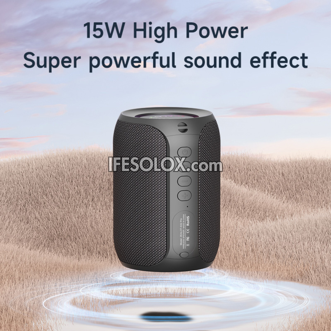 ZEALOT S32 Pro 15W Portable Bluetooth MP3 Speaker with 3600mAh battery, Solid Bass - Brand New