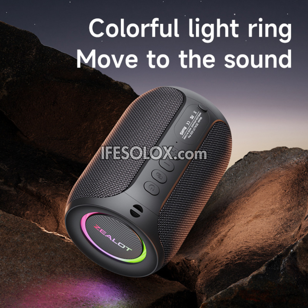 ZEALOT S32 Pro 15W Portable Bluetooth MP3 Speaker with 3600mAh battery, Solid Bass - Brand New