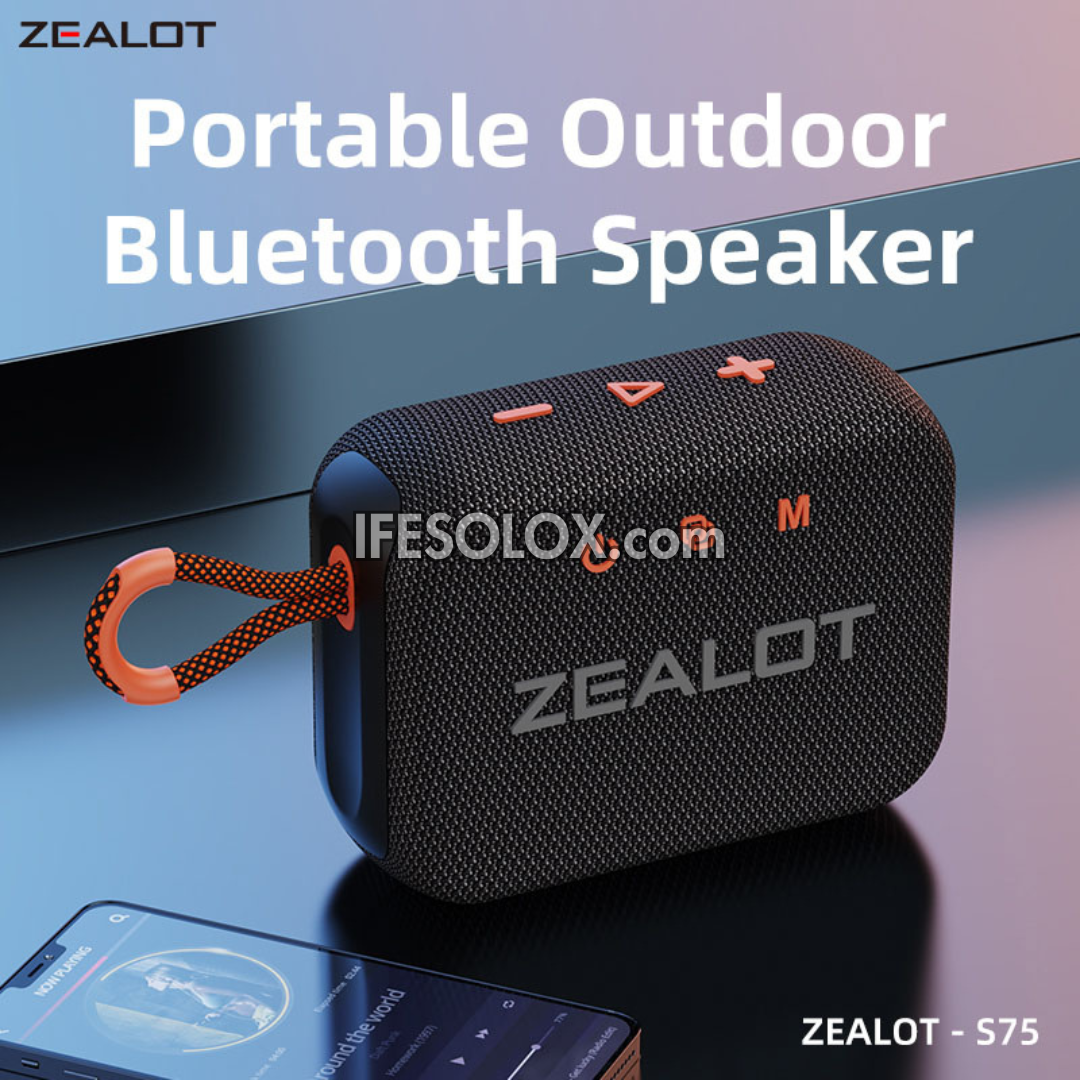 ZEALOT S75 30W Portable Bluetooth MP3 Speaker with 3000mAh - Brand New