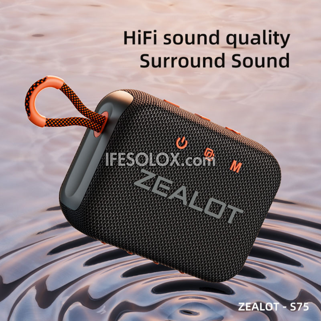 ZEALOT S75 30W Portable Bluetooth MP3 Speaker with 3000mAh - Brand New