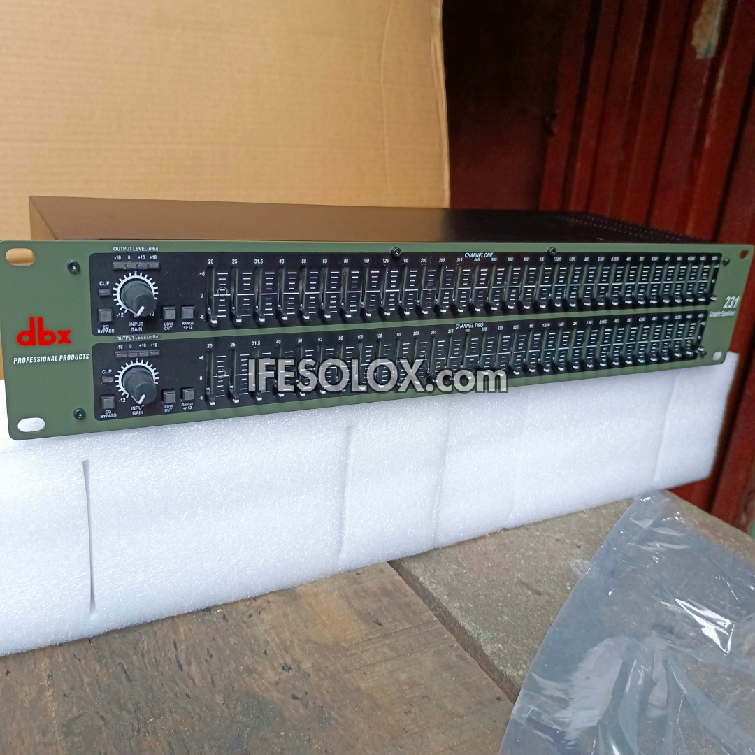dbx 231 Dual Channel 31-Band Graphics Equalizer System - Brand New