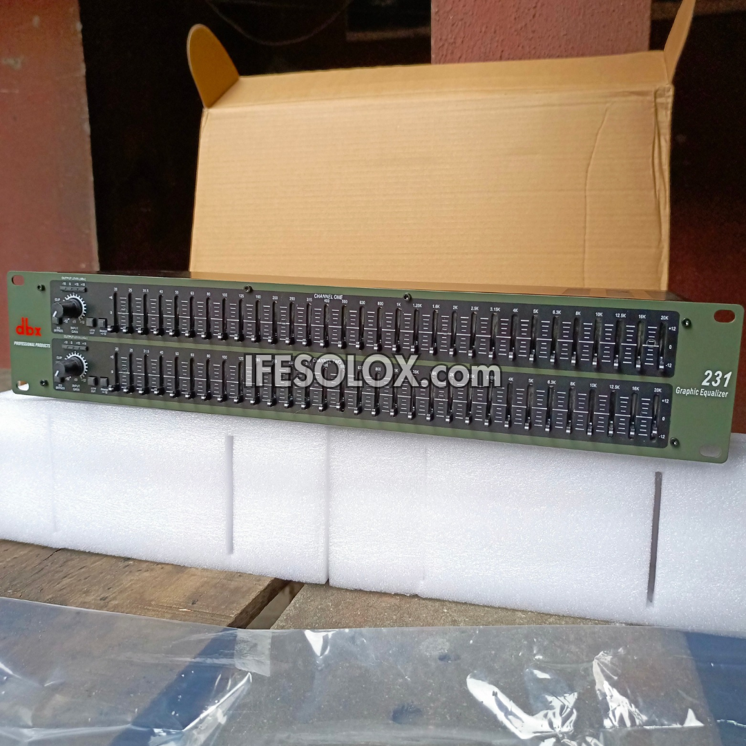 dbx 231 Dual Channel 31-Band Graphics Equalizer System - Brand New