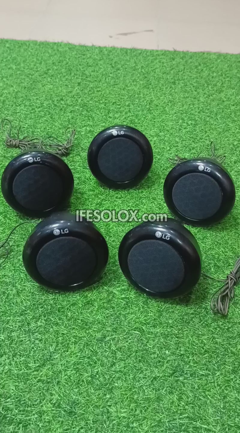 LG S34S1-S 3Ohms Home Theater Surround Speakers Complete Set - Foreign Used