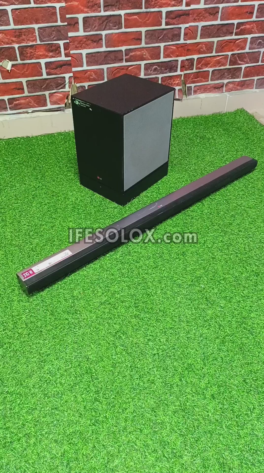 LG NB4530A 2.1Ch 310W Elegant Super Slim Bluetooth Sound Bar with Wireless Subwoofer - Foreign Used