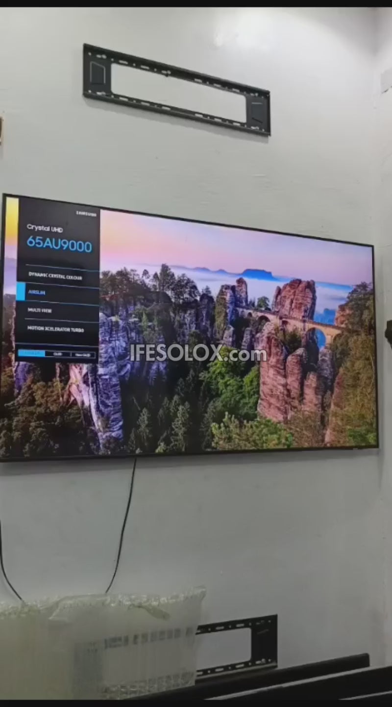 Samsung 65 inch 65AU9000 Series Ultra Slim 4K Crystal UHD Premium Smart TV - Foreign Used
