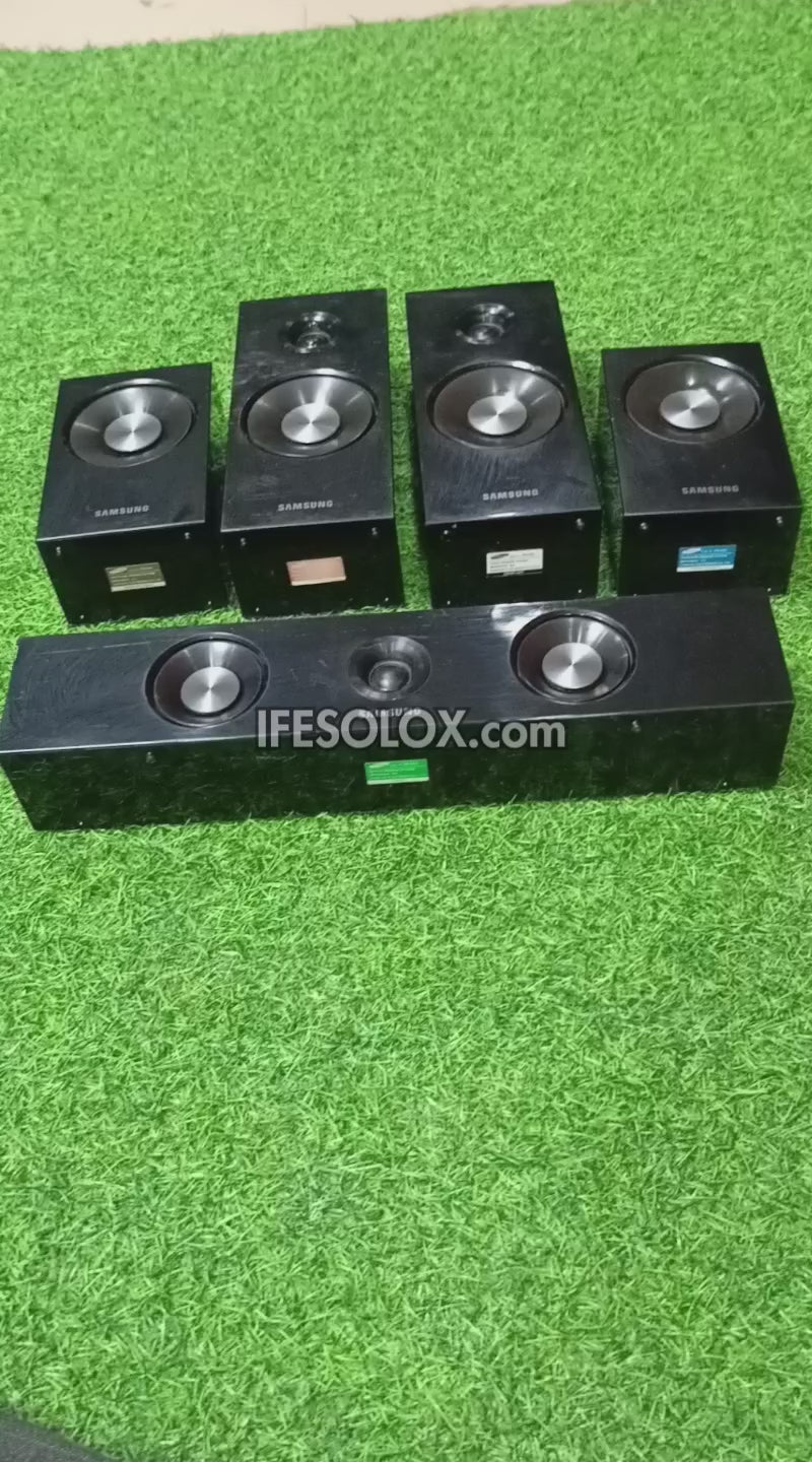 Samsung PS-DS3, PS-DS2 3Ohms Home Theater Surround Speakers Complete Set - Foreign Used