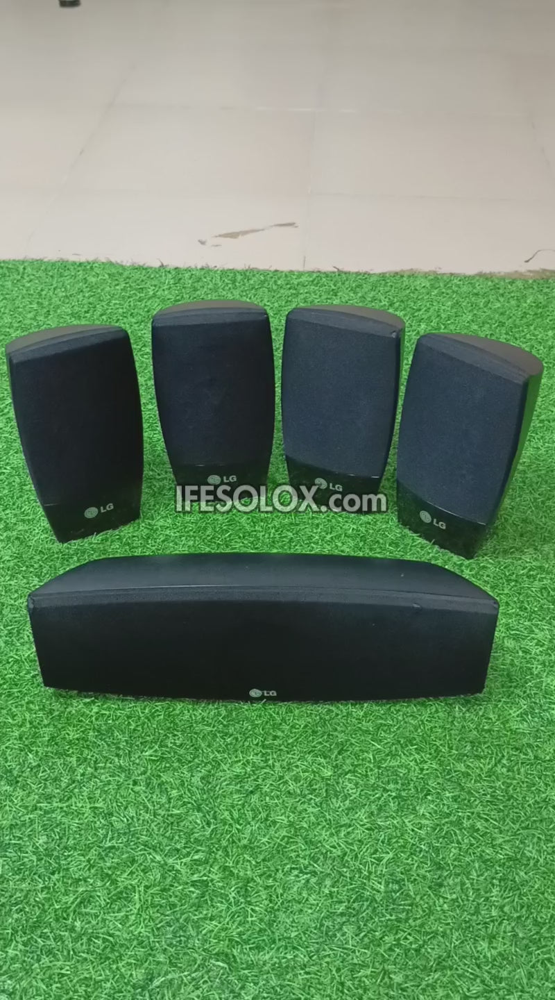 LG SH53SH-S 4Ohms Home Theater Surround Speakers Complete Set - Foreign Used