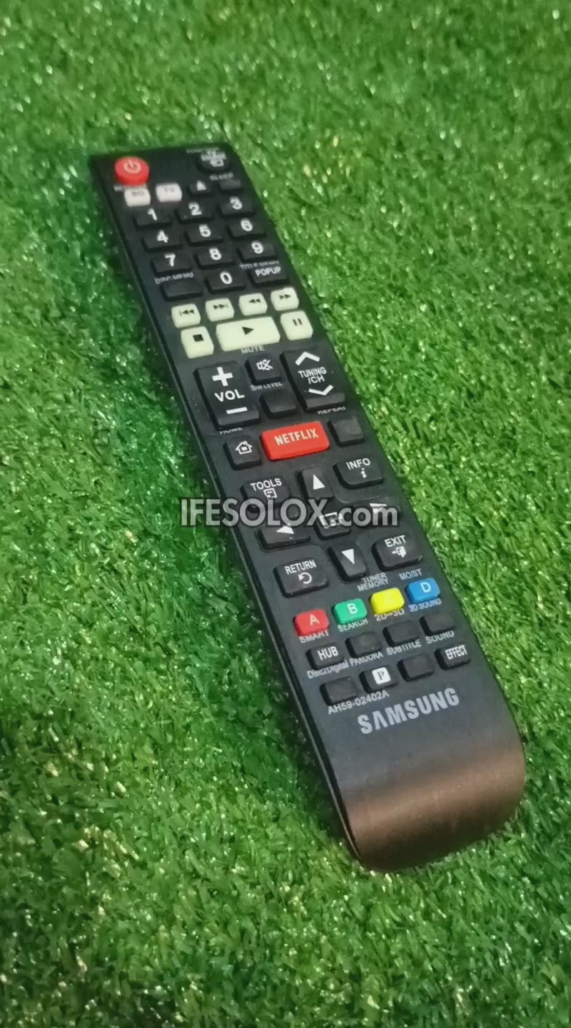 Samsung 3D Blu-ray DVD Home Theater Remote Control (AH59-02402A) - Brand New