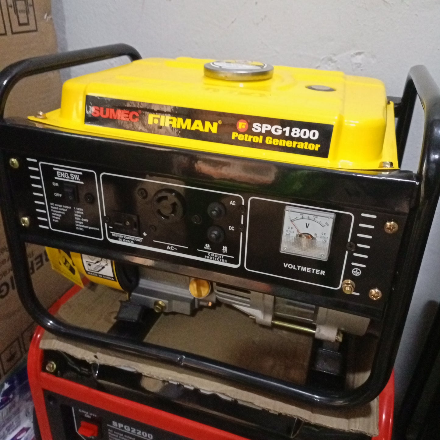 SUMEC FIRMAN SPG1800 1.1KVA 100% Copper Manual Gasoline Generator