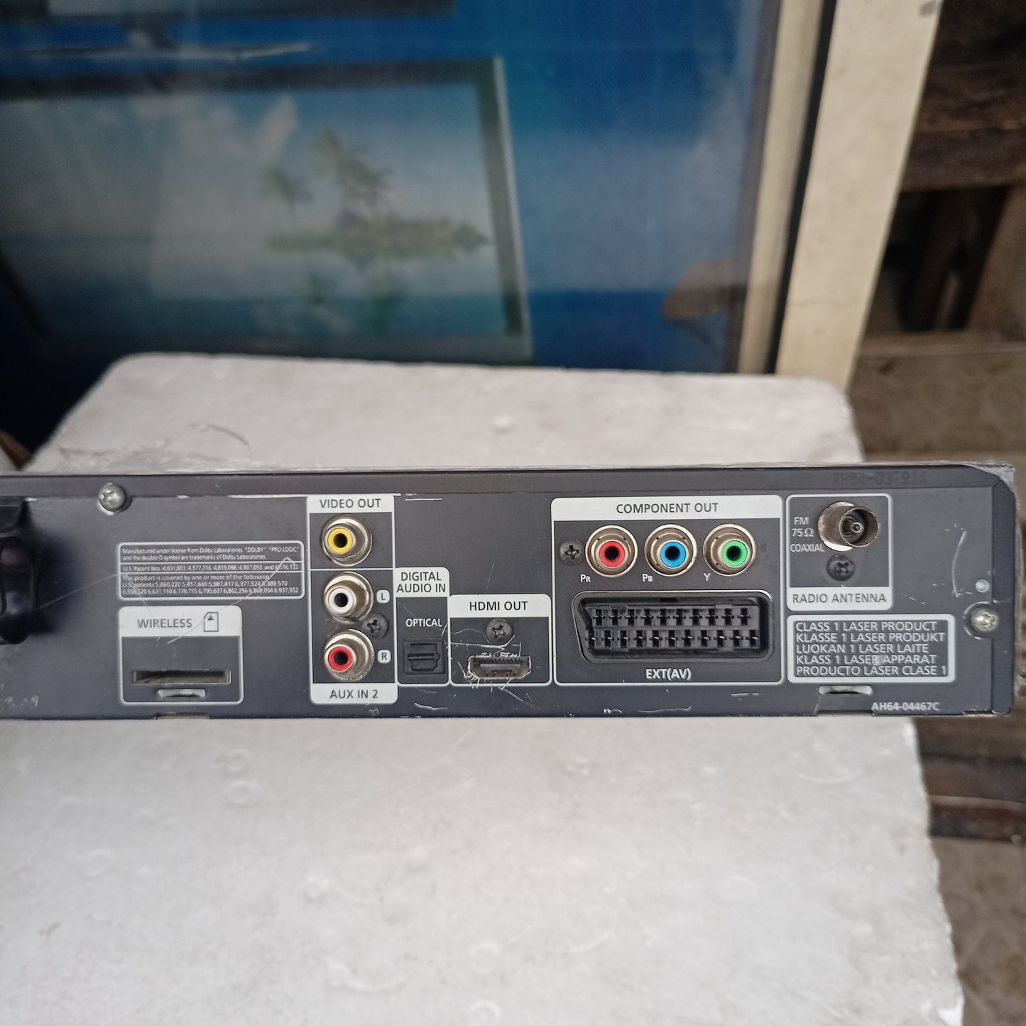 Samsung HT-Z310R 5.1Ch 1000watts Bluetooth DVD Home Theater Machine Head - Video output