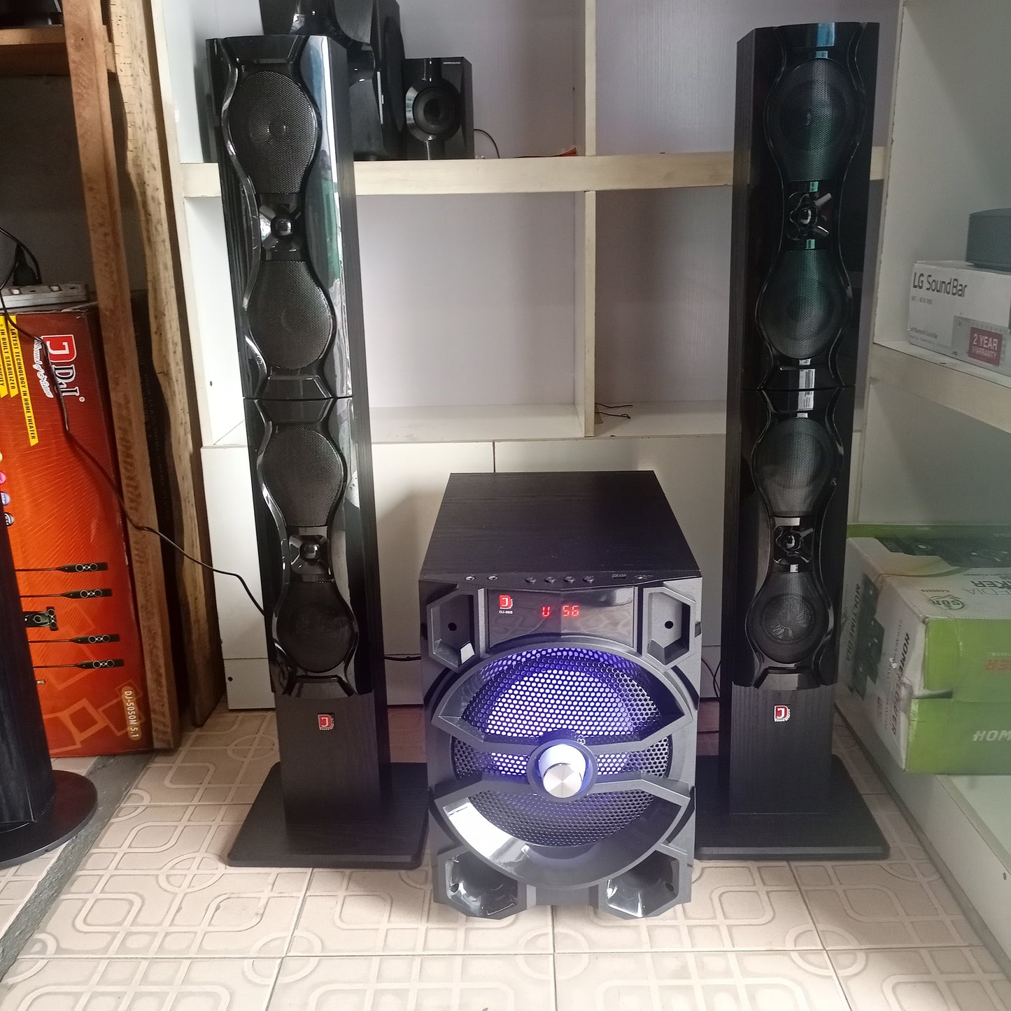 DJ DJ668 2.1Ch High-Class Bluetooth Home Cinema Theater - Live Pictures