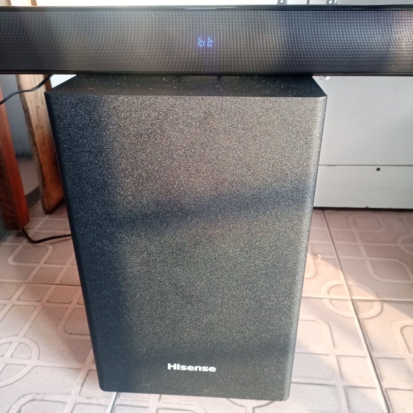 Hisense HS212 2.1Ch 120Watts Bluetooth Sound Bar with Wireless Subwoofer - Front Woofer View