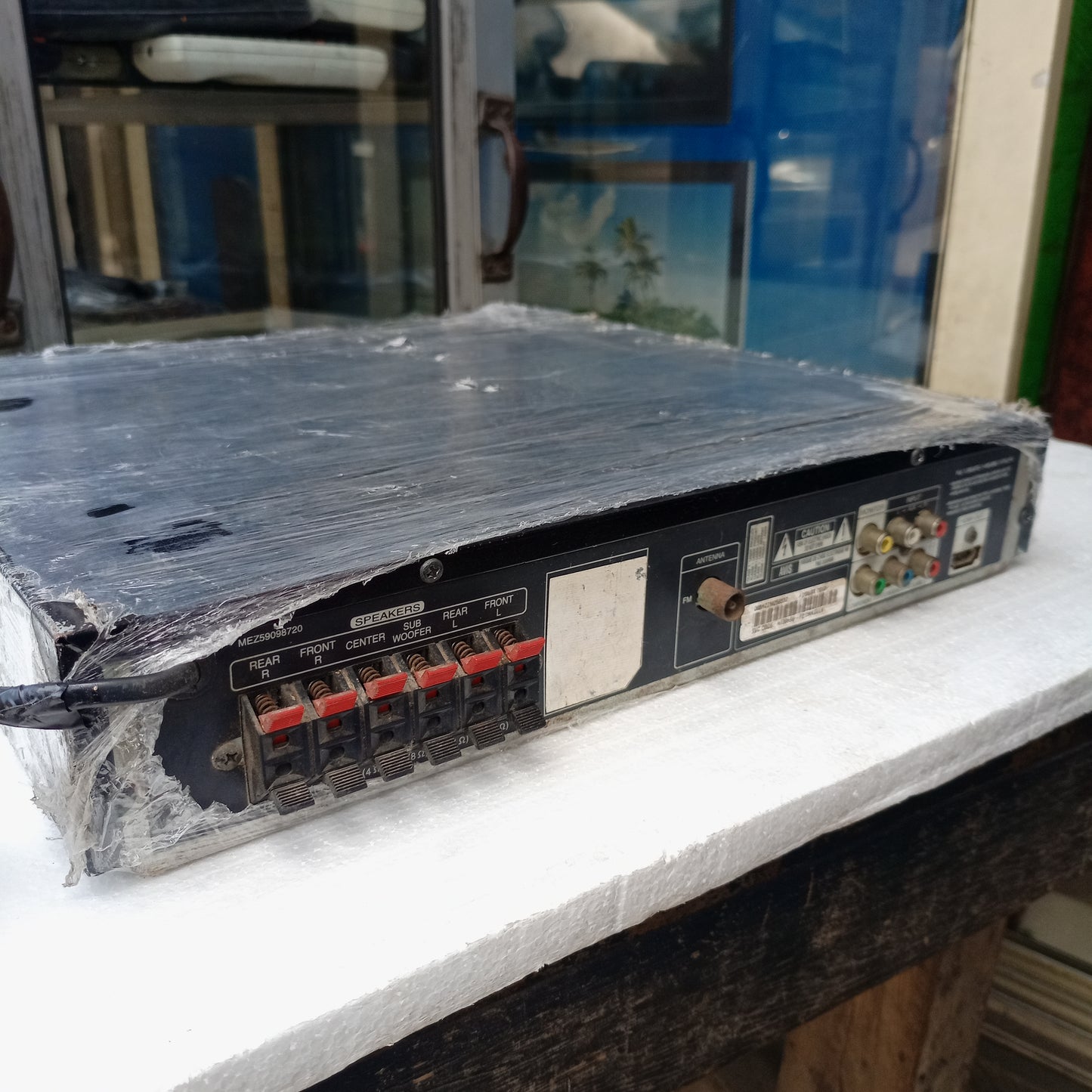 LG HT534TN-A2 1000 Watts DVD Home Theater Machine Head - Back View