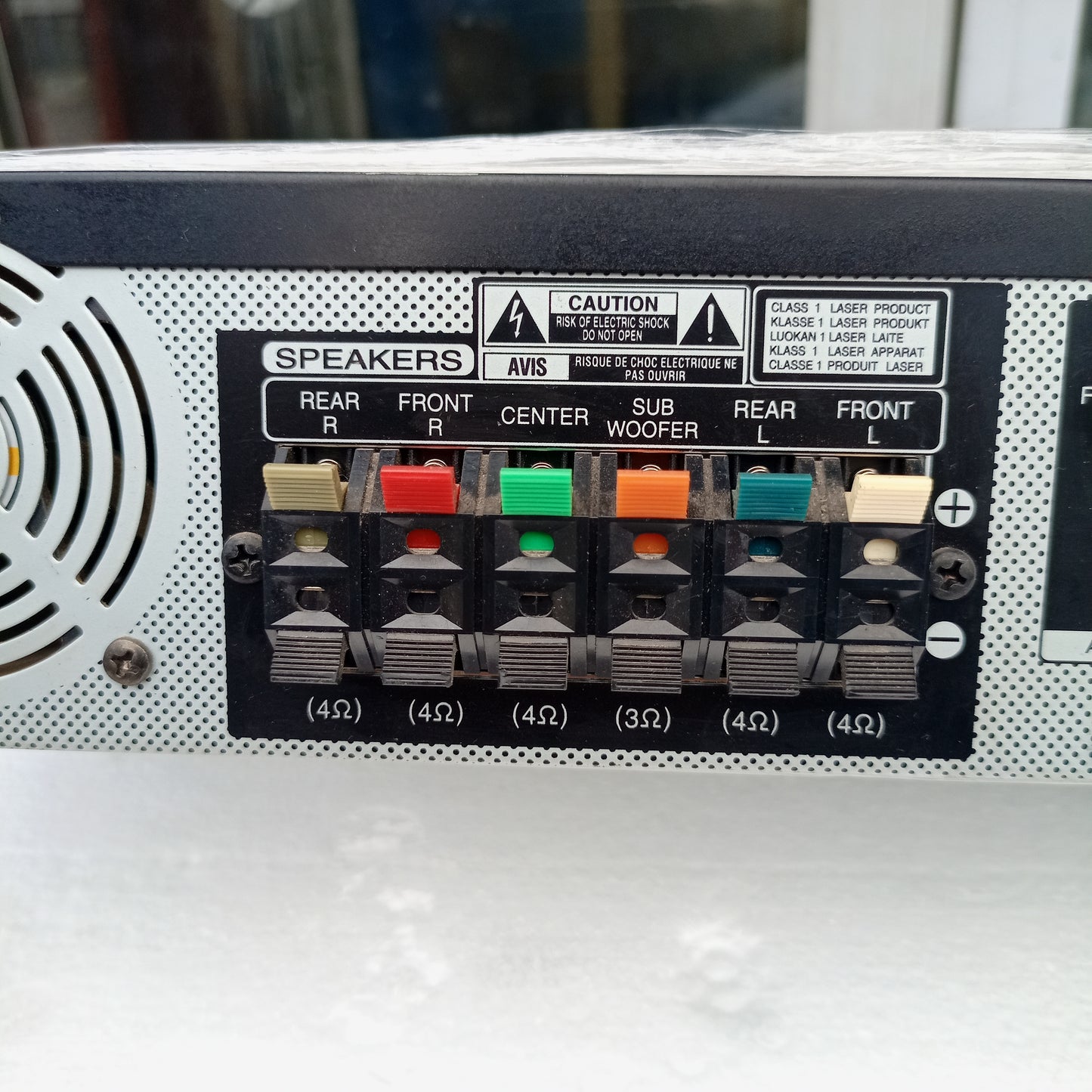 LG HT554 500Watts DVD Home Theater Machine Head - Speaker Terminals