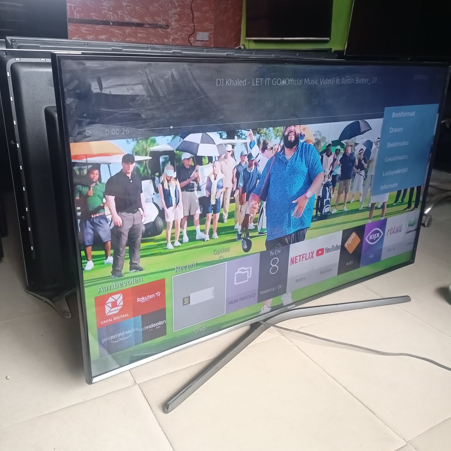 SAMSUNG 48 Inch UE48JU6400 Series 6 Smart 4K UHD HDR LED TV - UK Used