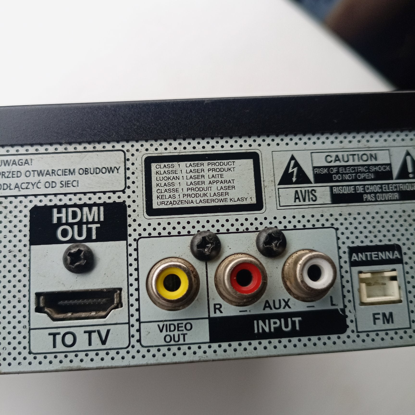 LG LHD457B 5.1Ch 330Watts Bluetooth DVD Home Th eater Machine Head - Video Outputs