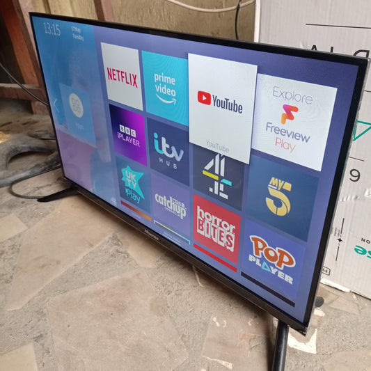 Hisense 32 inch WiFi Satellite Smart Full HD LED TV - London Used