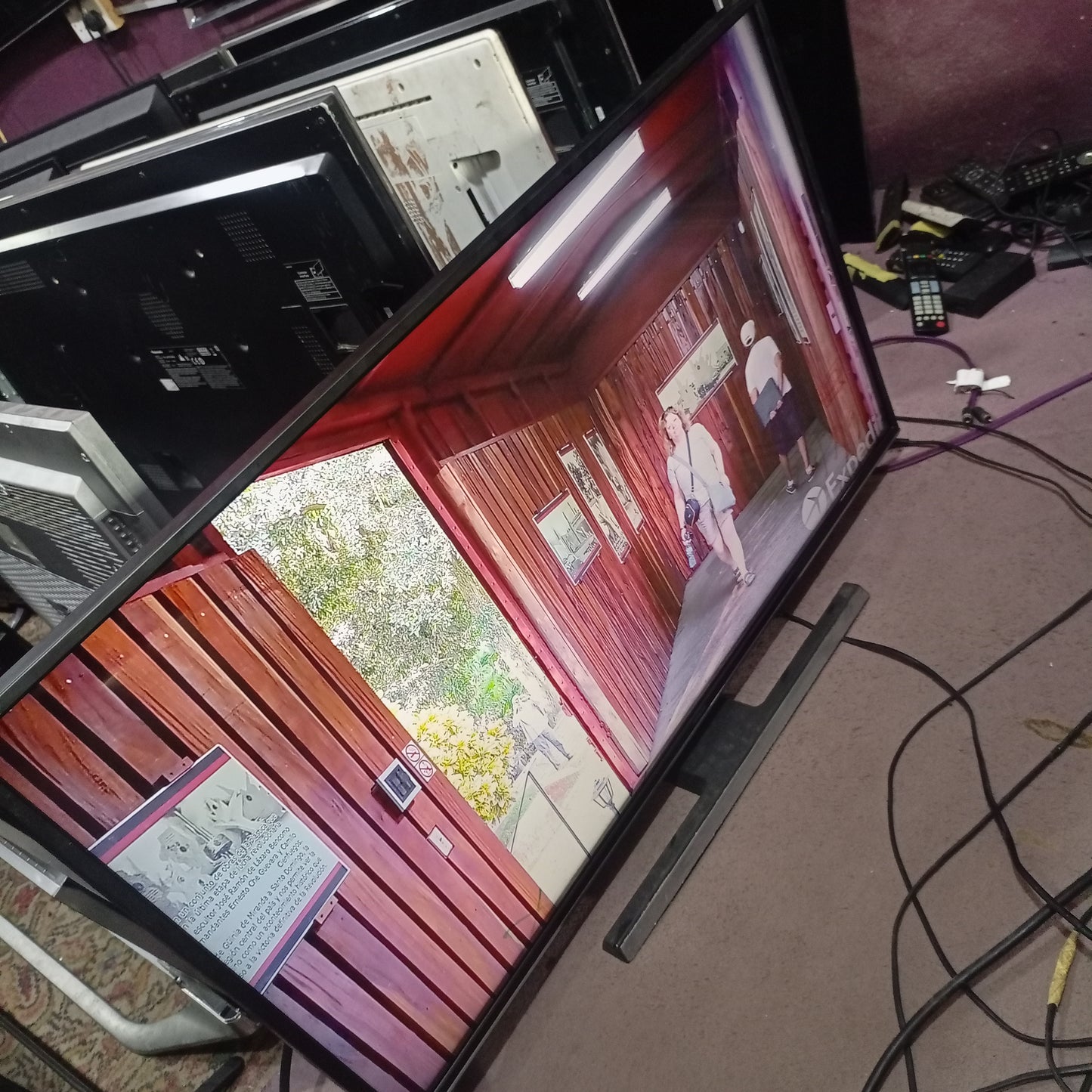 Hitachi 43 Inch Smart 4K UHD LED TV - Front View