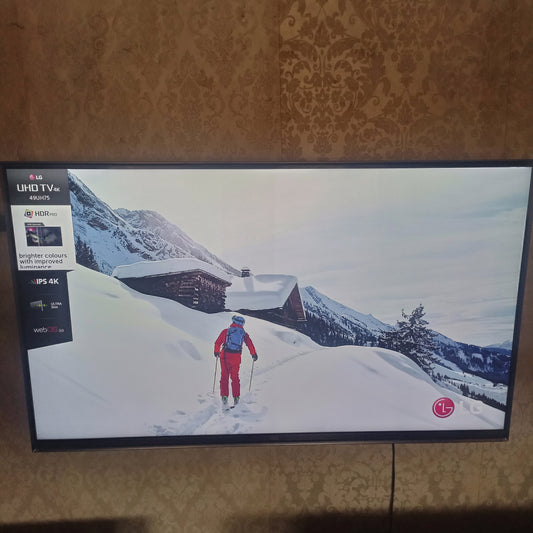 LG 49 Inch 49UH75 webOS 4K UHD IPS Smart LED TV - UK Used