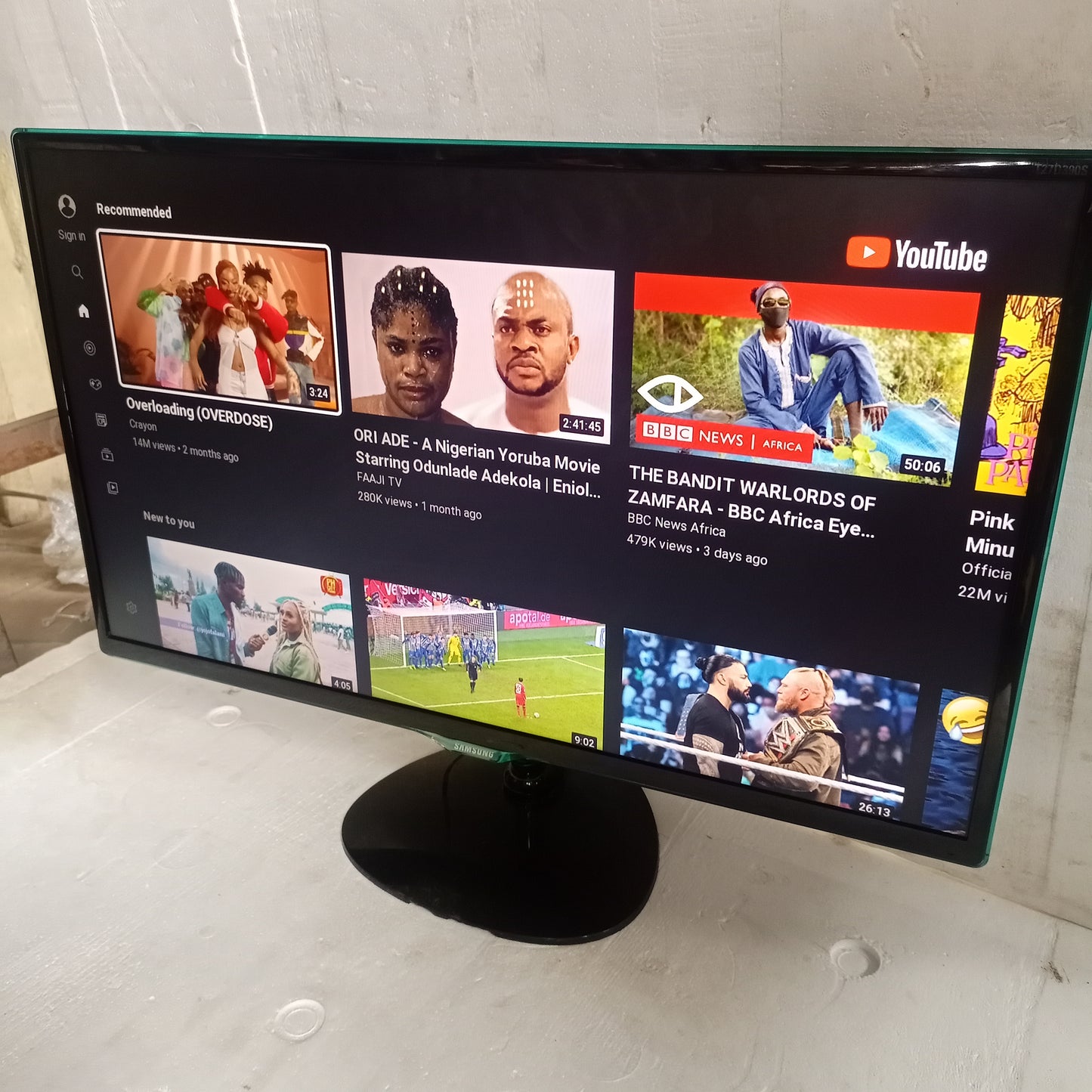SAMSUNG 27 Inch LT27D390 Smart Built-in WiFi Full HD LED TV - YouTube videos