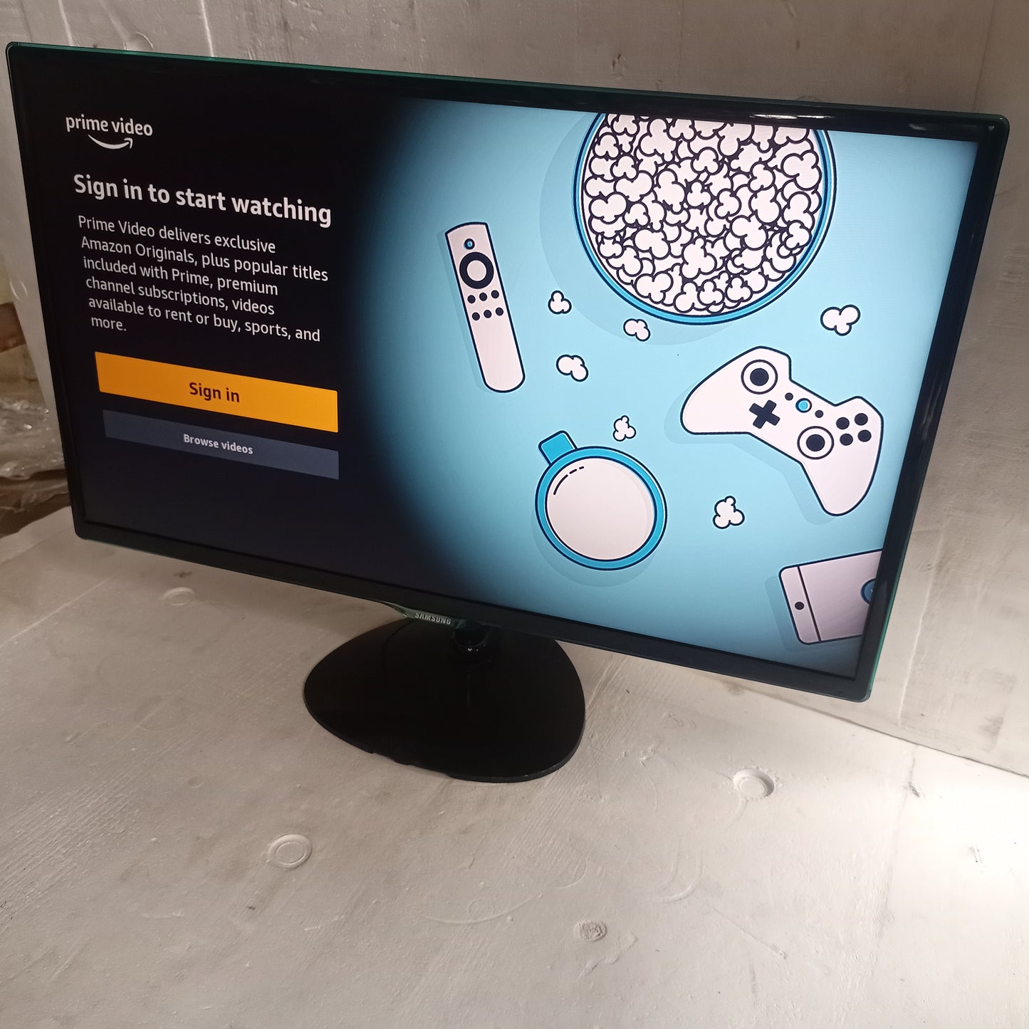 SAMSUNG 27 Inch LT27D390 Smart Built-in WiFi Full HD LED TV - Amazon Prime Video