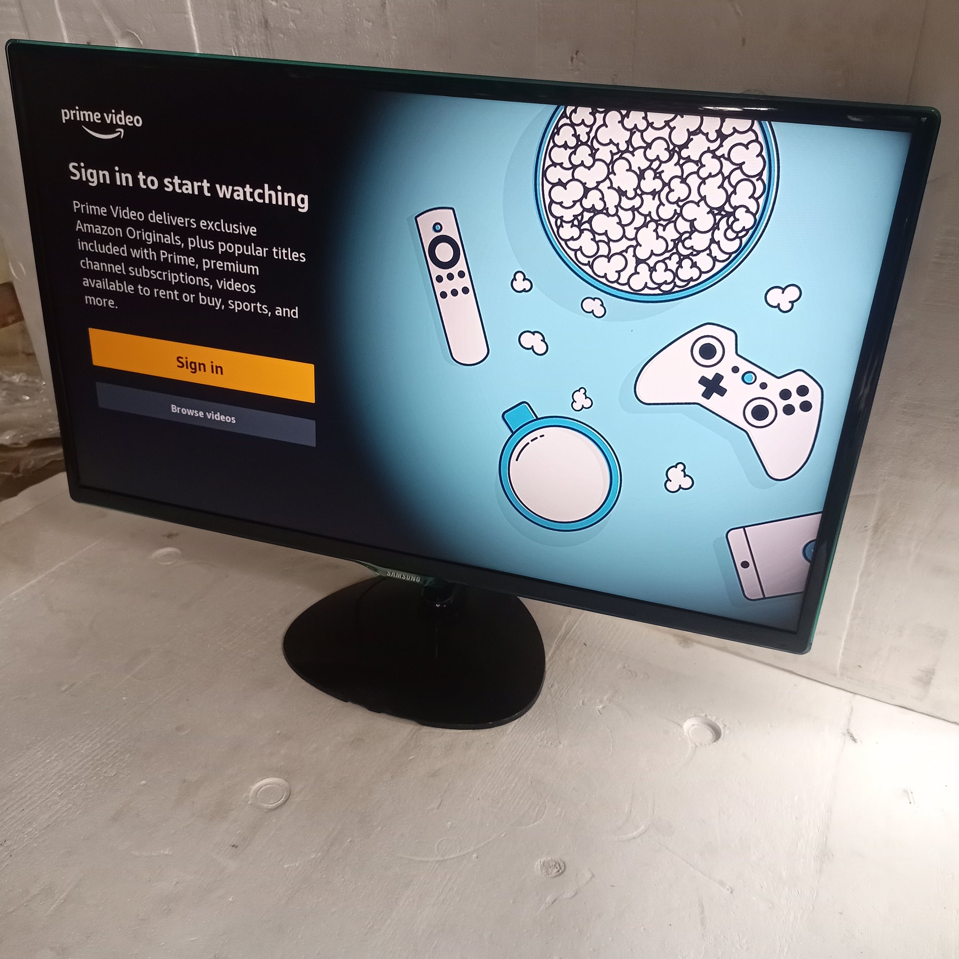 SAMSUNG 27 Inch LT27D390 Smart Built-in WiFi Full HD LED TV - Amazon Prime Video