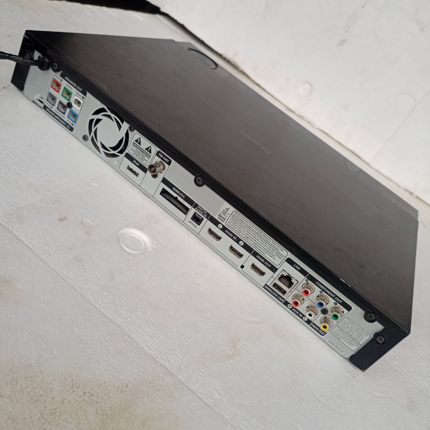 Samsung HT-C5550 1000Watts Blu-ray 3D DVD Home Theater Machine Head - Back View