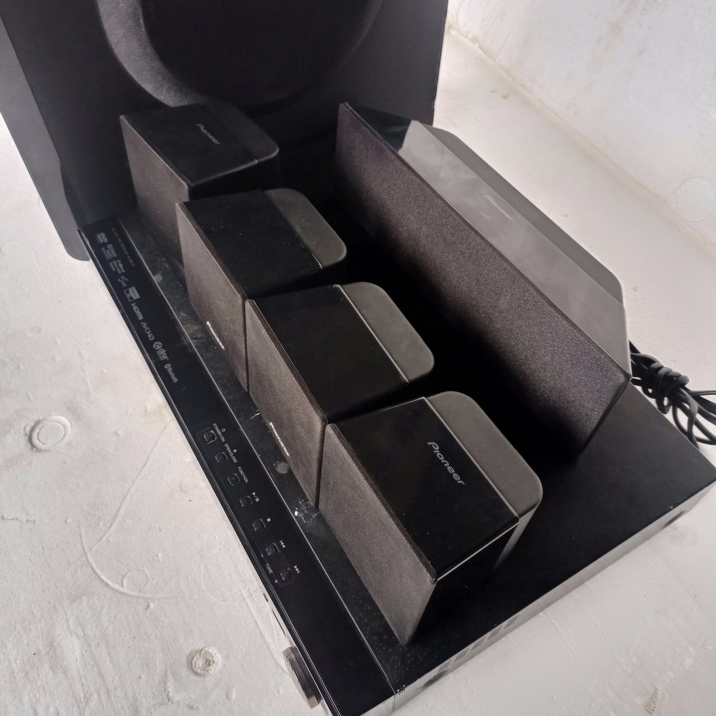 PIONEER XV-BD717 5.1Ch 1000Watts Bluetooth 3D Blu-Ray DVD Home Theater Set - closer view