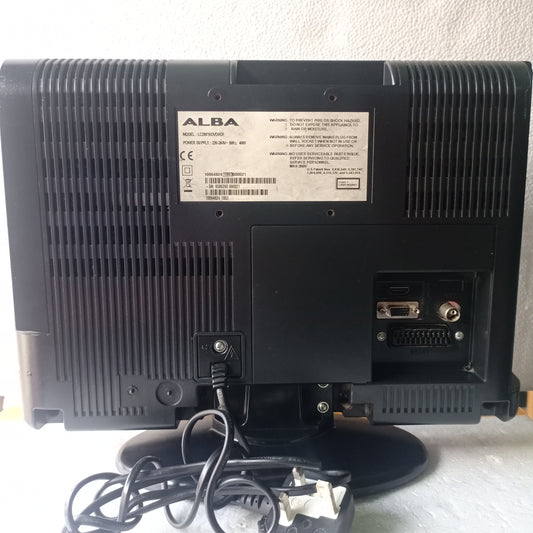 ALBA 16 Inch LCDW16DVDHDF HD Ready DVD and LCD TV Combo - Back View