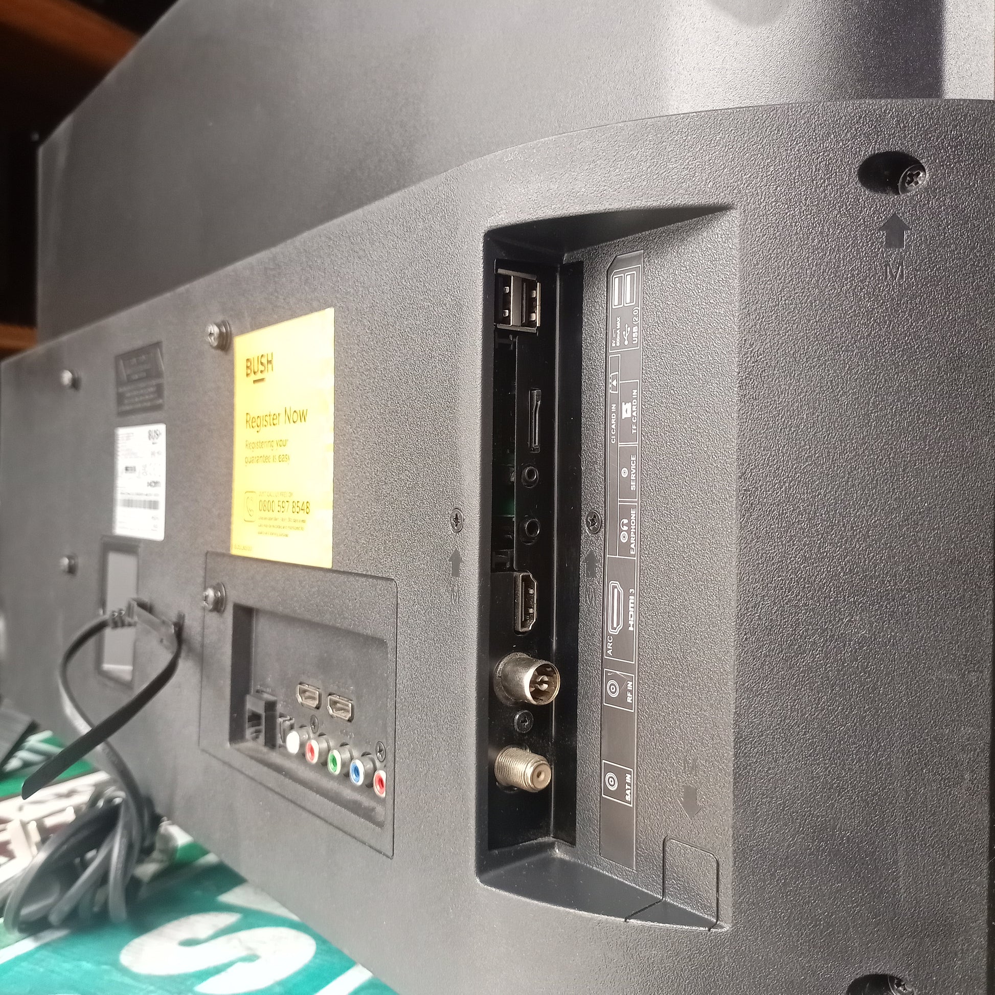 BUSH 32 Inch HA32H4232LEKB Android Bluetooth Smart Full HD LED TV + Play Store - Closer angle view