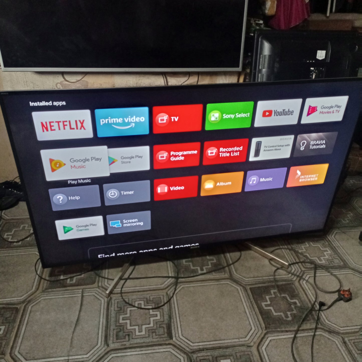Sony BRAVIA 55 Inch KD-55XF8096 Android Smart 4K Ultra HD HDR LED TV - London Used