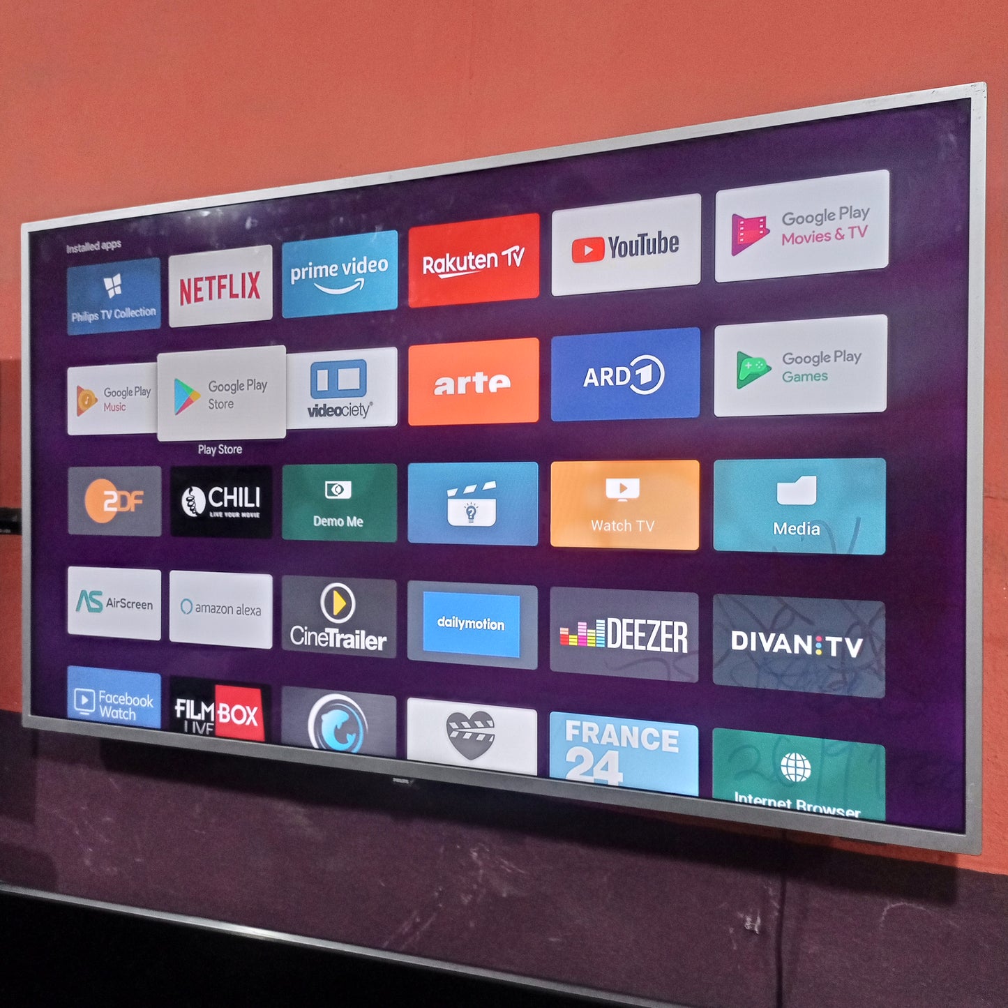 Philips 55 Inch 55PUS6551 Series Smart 4K UHD Android TV + Ambilight, WiFi & Bluetooth - Foreign Used