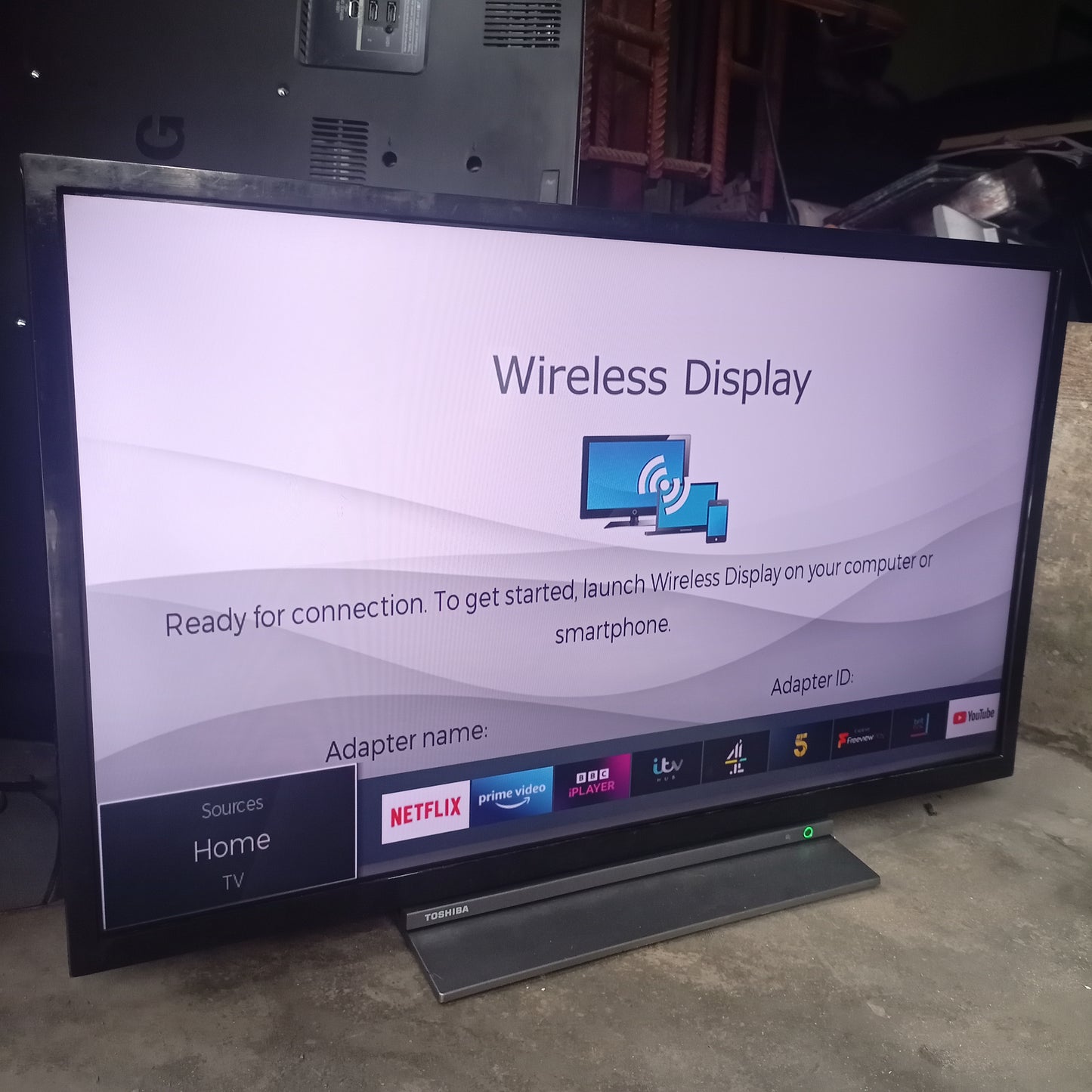 TOSHIBA 32 inch 32LL3A63DB Satellite Smart FHD LED TV + Built-in WiFi & Bluetooth - Front angle view