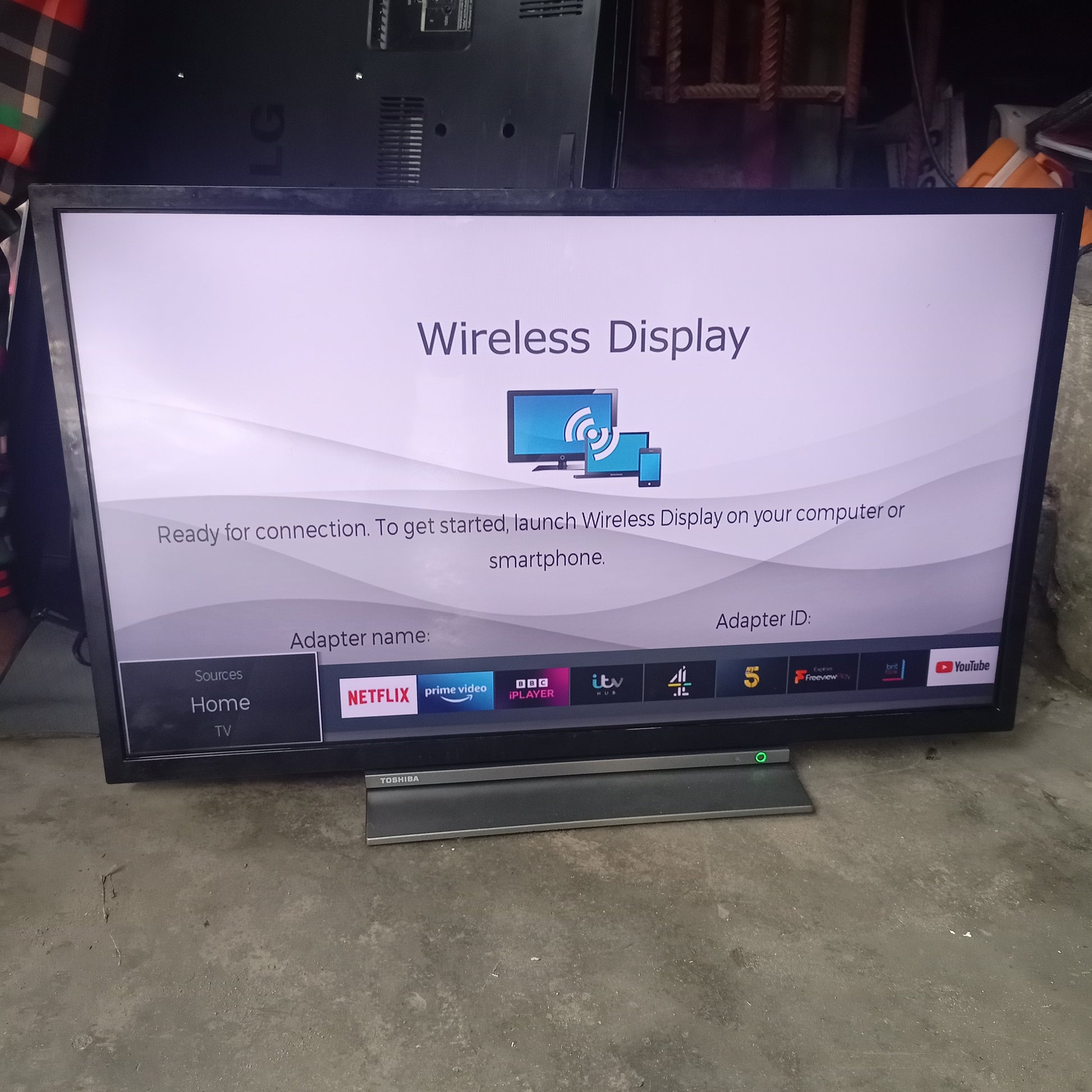 TOSHIBA 32 inch 32LL3A63DB Satellite Smart FHD LED TV + Built-in WiFi & Bluetooth - Front view