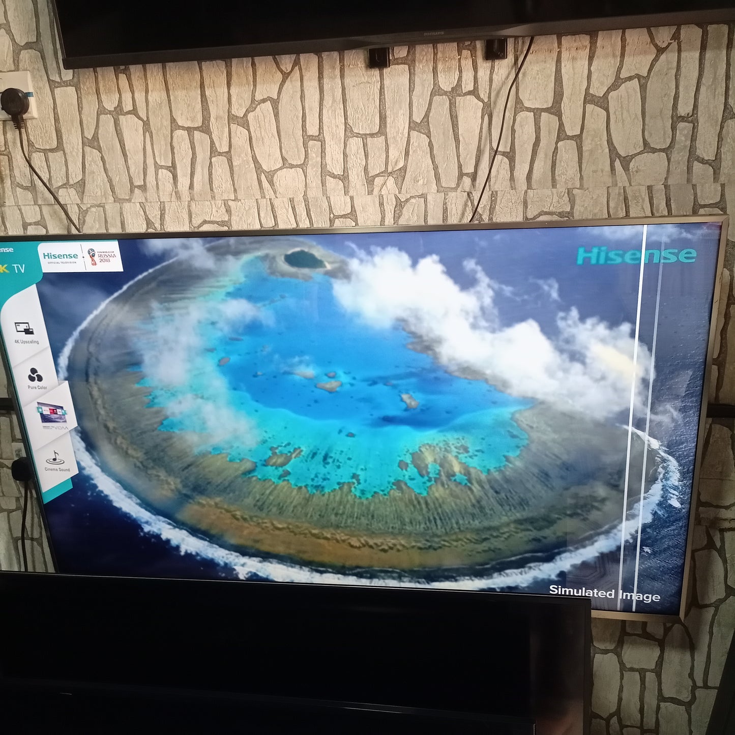 Hisense 58 inch VIDAA Smart 4K UHD LED TV (Built-in WiFi, Miracast) - Foreign Used