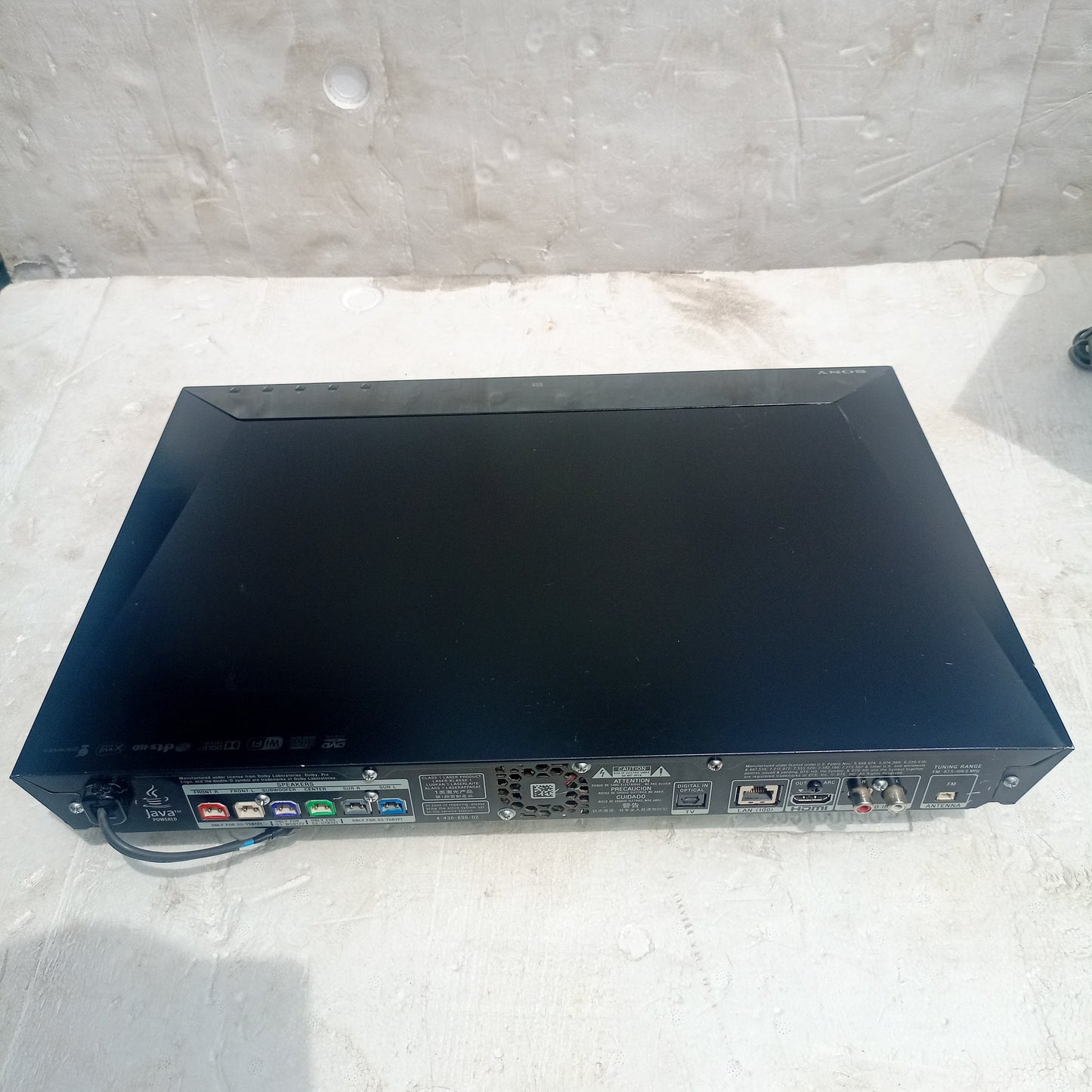 Sony BDV-E4100 5.1Ch 1000 Watts Bluetooth Smart 3D Blu-ray DVD Home Theater Machine Head (Wifi, Netflix) - Top view