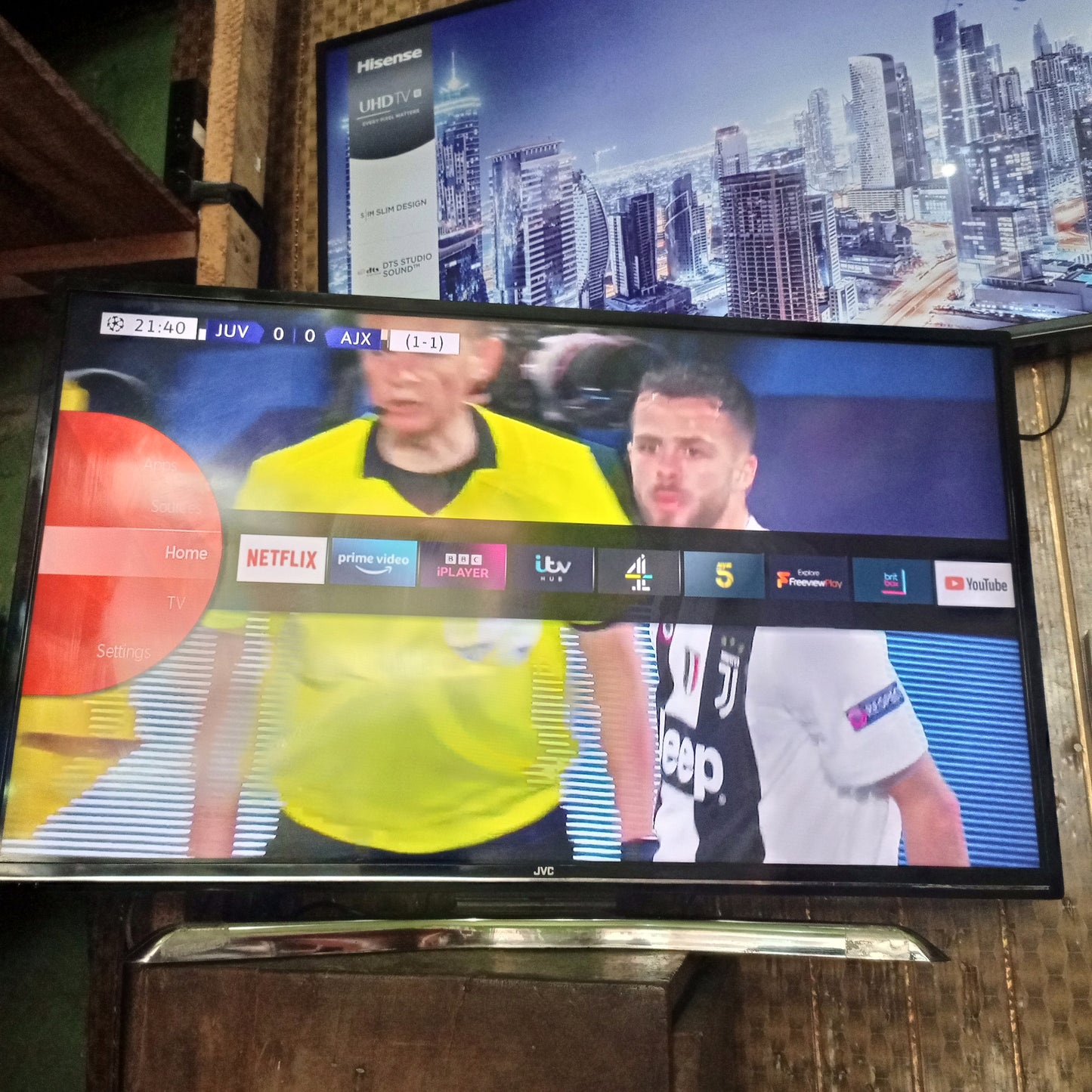 JVC 40 Inch LT-40C790 Built-in WiFi Smart Full HD LED TV + Netflix, YouTube - Foreign Used