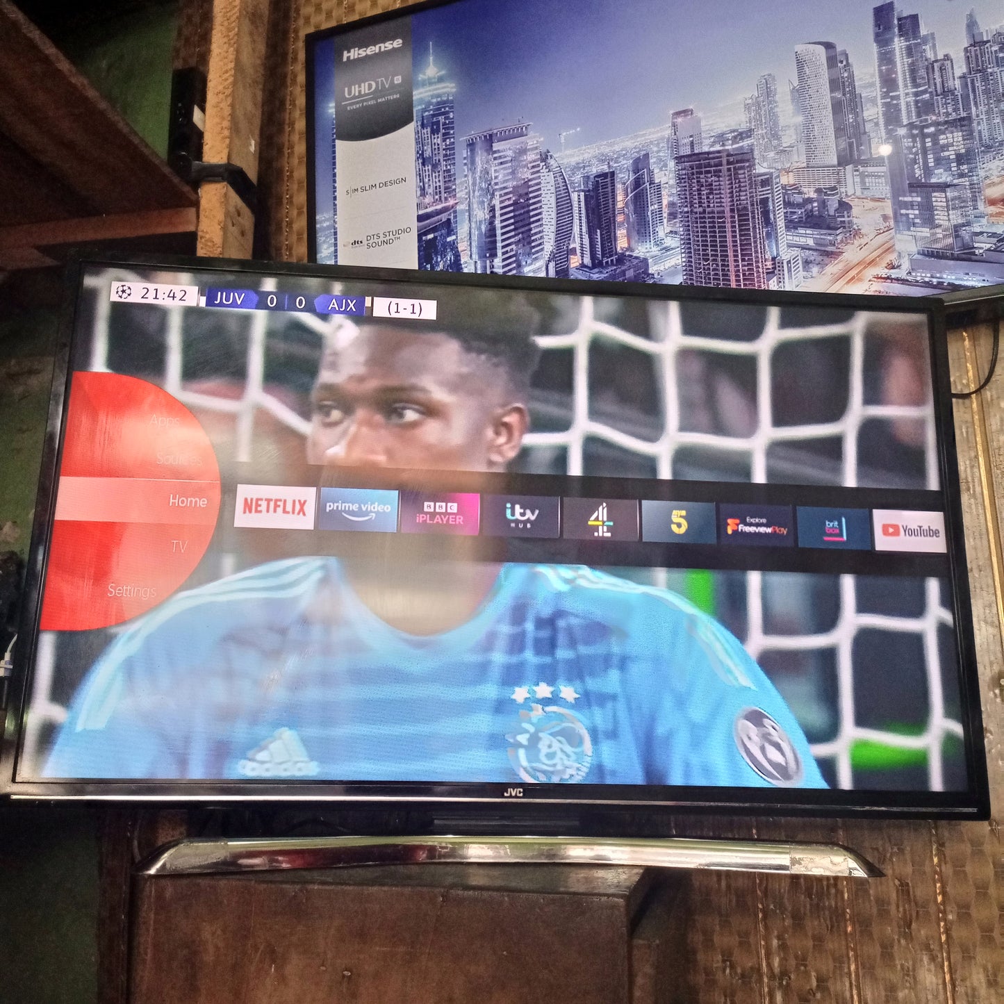 JVC 40 Inch LT-40C790 Built-in WiFi Smart Full HD LED TV + Netflix, YouTube - Foreign Used